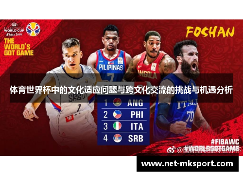 体育世界杯中的文化适应问题与跨文化交流的挑战与机遇分析